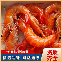 熟冻大虾 鲜海鲜超大海虾 冷冻熟虾冻虾商用整箱批发