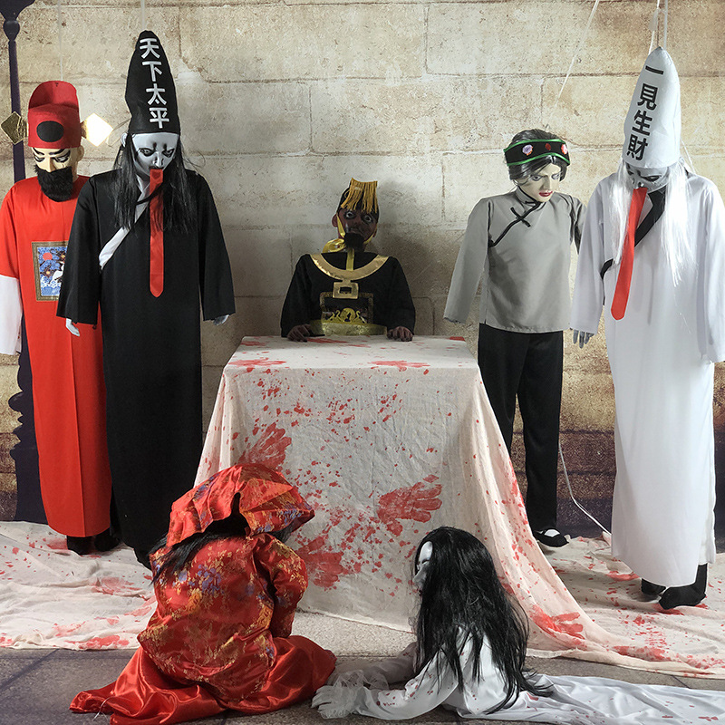 剧本装饰道具密室娃娃布置鬼屋假人吊尸假尸万圣节逃脱恐怖杀男女