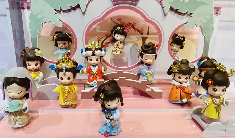 青壹坊红楼梦国风惊喜盒网红盲盒手办古风摆件可爱少女心生日礼物