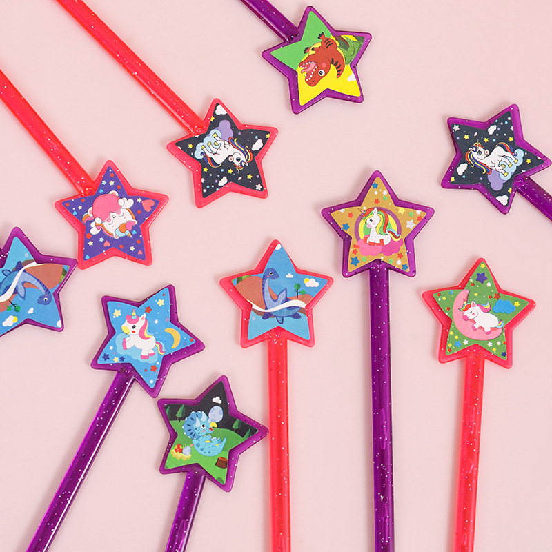 Unicorn Five-Star Stick Dinosaur Cross-Border Hot Sale New Children's Bracelet Toy Wholesale Small Toy Gift