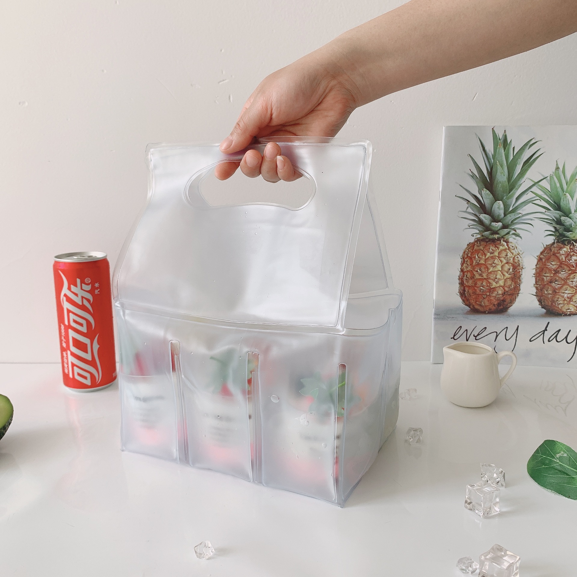 户外野餐手提式啤酒饮料矿泉水制冷冰袋酒套冰袋降温工具反复用