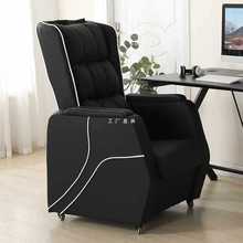 Y1K新款网吧可躺沙发椅家用单人电竞桌椅一体式可调节座舱网咖电