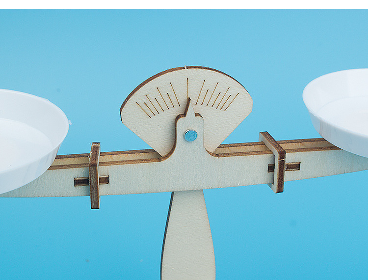 托盘天平科技小制作 幼儿小朋友手工diy劳作课程材料包玩教具实验