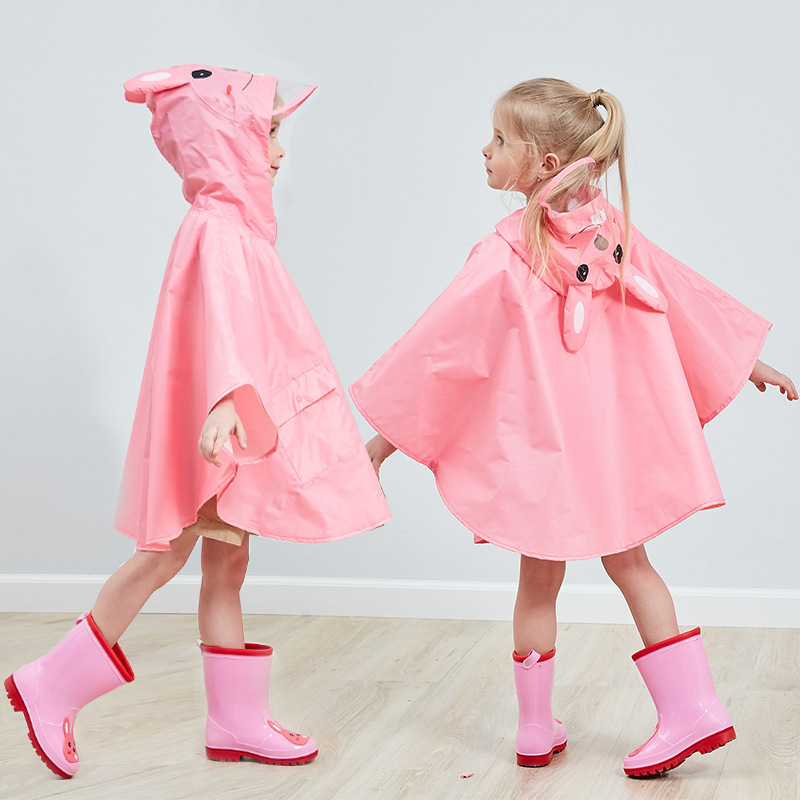Children's Raincoat Boys' Split Cloak Girls' Poncho