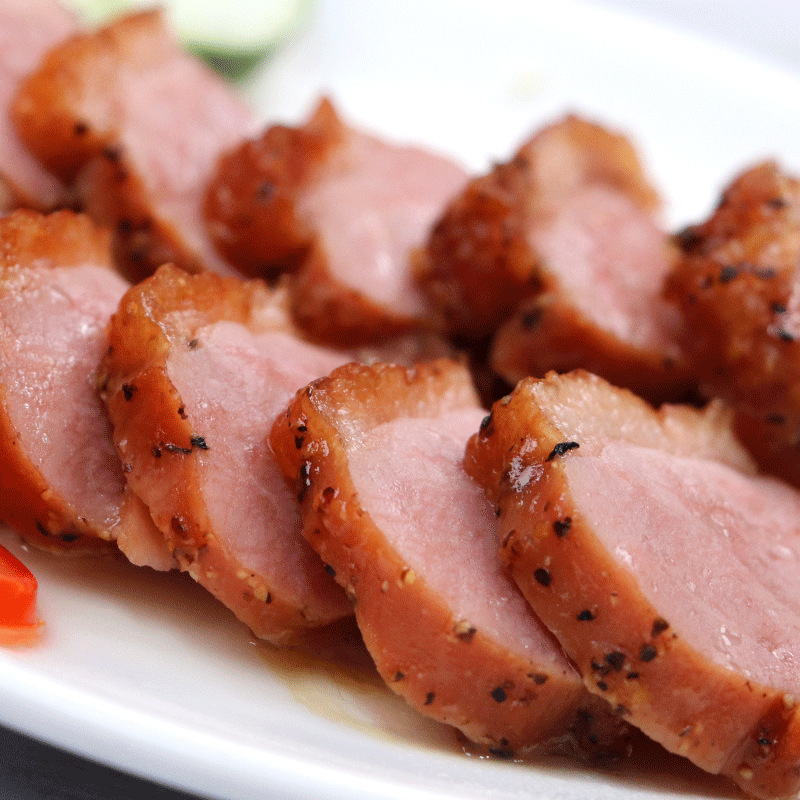 膳立方黑椒鸭胸肉 约200g/袋 烟熏肉西餐厅配餐冷冻食材 10袋包邮