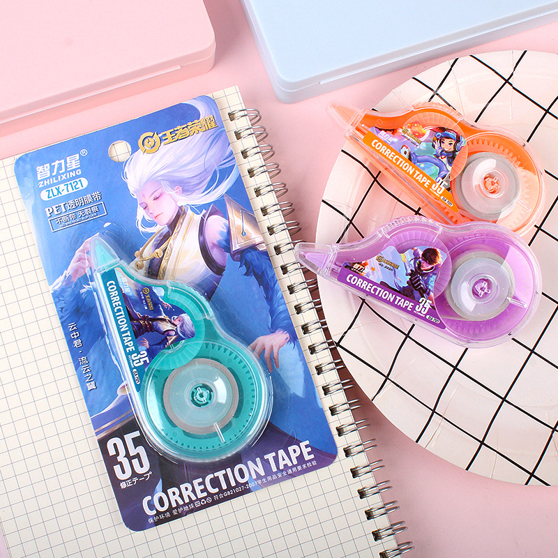 Correction tape for primary school students with large capacity correction tape modification tape office correction tape stationery wholesale manufacturers Application Scenario