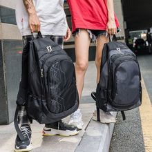 外贸货源新款韩国潮酷风街拍情侣双肩包时尚撞色个性背包跨境爆款
