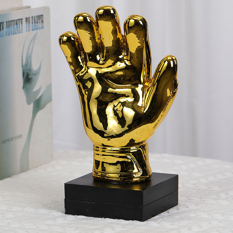 树脂工艺品 世界杯足球金球奖杯颁奖 球员门将奖杯 球迷纪念用品