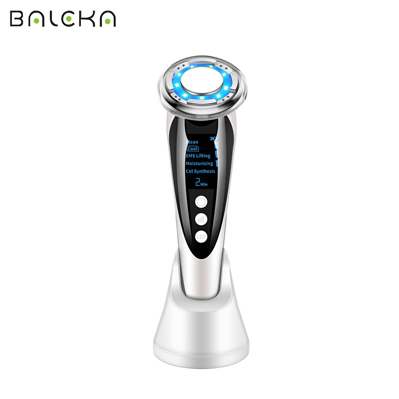 Facial Essence Inductive Therapeutical Instrument Photon Skin Rejuvenation Cosmetic Instrument EMS Micro-Current Firming Lifting Faial Massage Device