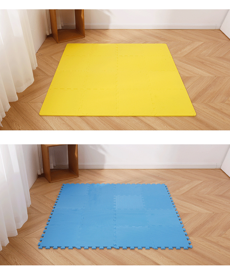 清仓泡沫地垫厂家直销素面宝宝爬爬垫卧室榻榻米垫地垫防摔爬行垫