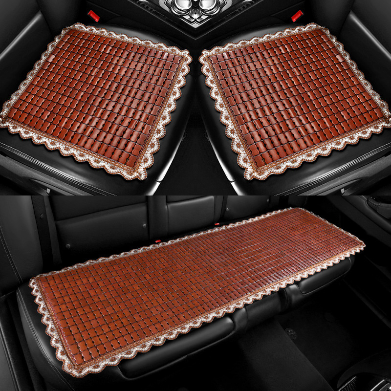 汽车座垫夏季凉垫竹片竹块竹子麻将席坐垫方垫单片座椅垫小三件套