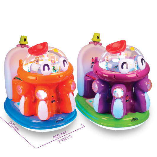 新款儿童电动投币摇摇车星际小章鱼摇摆机八爪鱼摇摇乐优有乐厂家