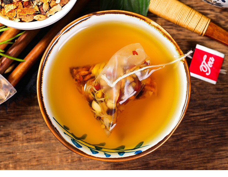 酸枣仁莲子晚安茶百合莲子安舒茶网红直播带货养生花草茶一件代发