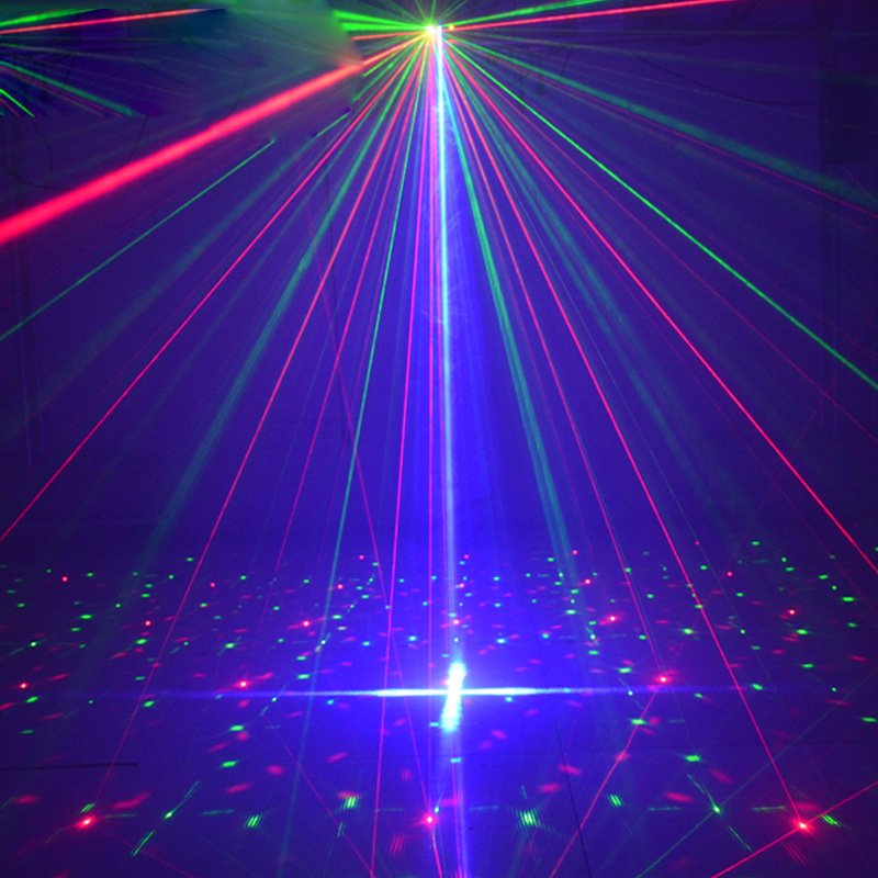 ktv舞台声控闪光爆闪迪吧舞厅彩灯激光灯图案舞台蹦迪灯雷射灯