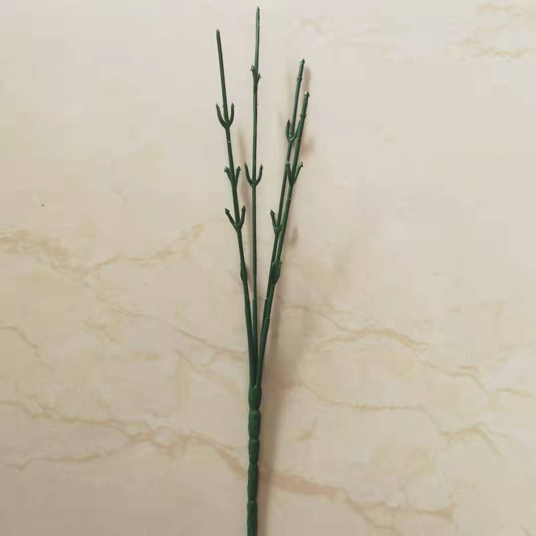 28厘米5叉25目花杆 仿真把束花水草插花配件批发广东枝头花枝树杆