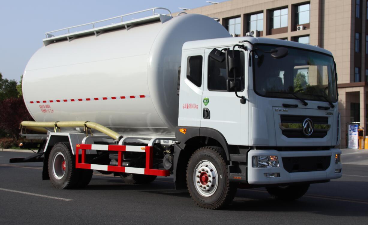 粉粒物料运输车今日报价走势分析-20东风散装价格多少饲料车罐车