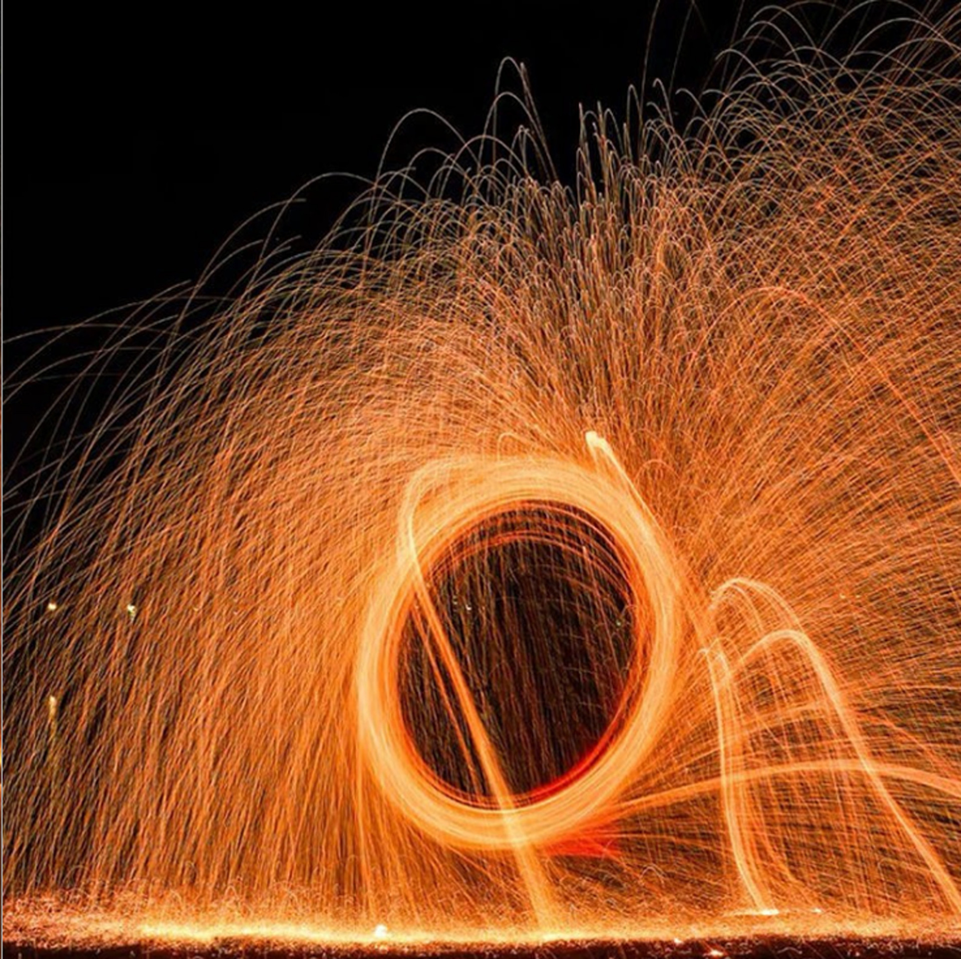 网红打铁花 钢丝棉 摄影道具闪亮铁丝棉创意婚纱照手持摇花手甩棒