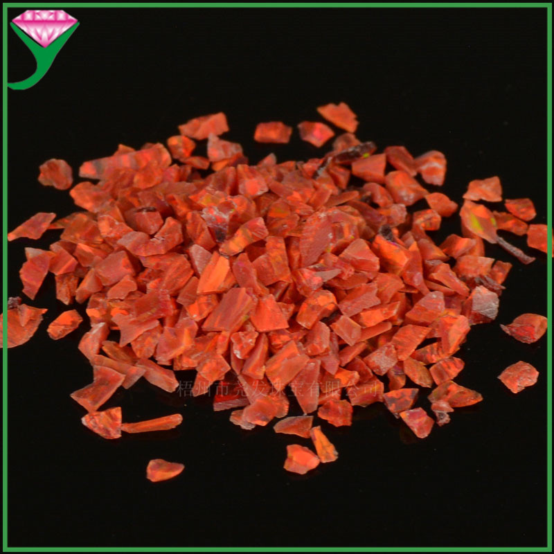 不规则92种色欧泊蛋白石大颗粒碎石op45深红色宝石澳宝原石装饰