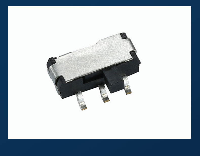 三脚贴片拨动卧式贴片拨动开关单边三脚小拨动侧拨动开关