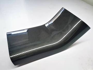 水转印碳纤维汽车内防踢uv亮光水转印加工