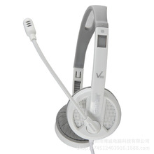 Salar/声籁 V38头戴式台式电脑耳机电竞游戏耳麦带麦话筒双孔耳机