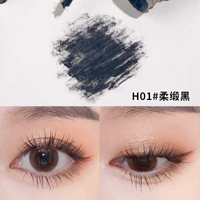 Makeup Xixi Long Curling Mascara Waterproof Not Smudge Distinct Look Makeup Setting Color Mascara