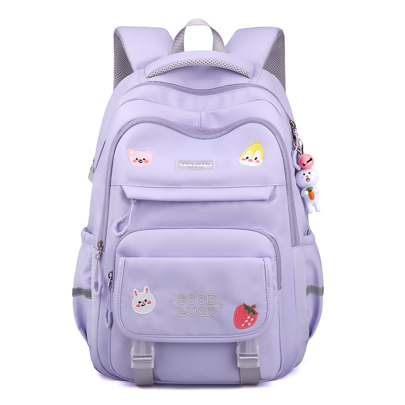 New Student Schoolbag Simple Ins Style Girls' Junior and Middle School Students Backpack