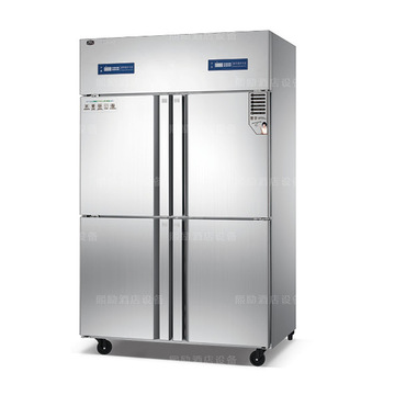 美厨商用四门冰箱 立式直冷冷藏冰柜 酒店厨房全不锈钢保鲜冷柜