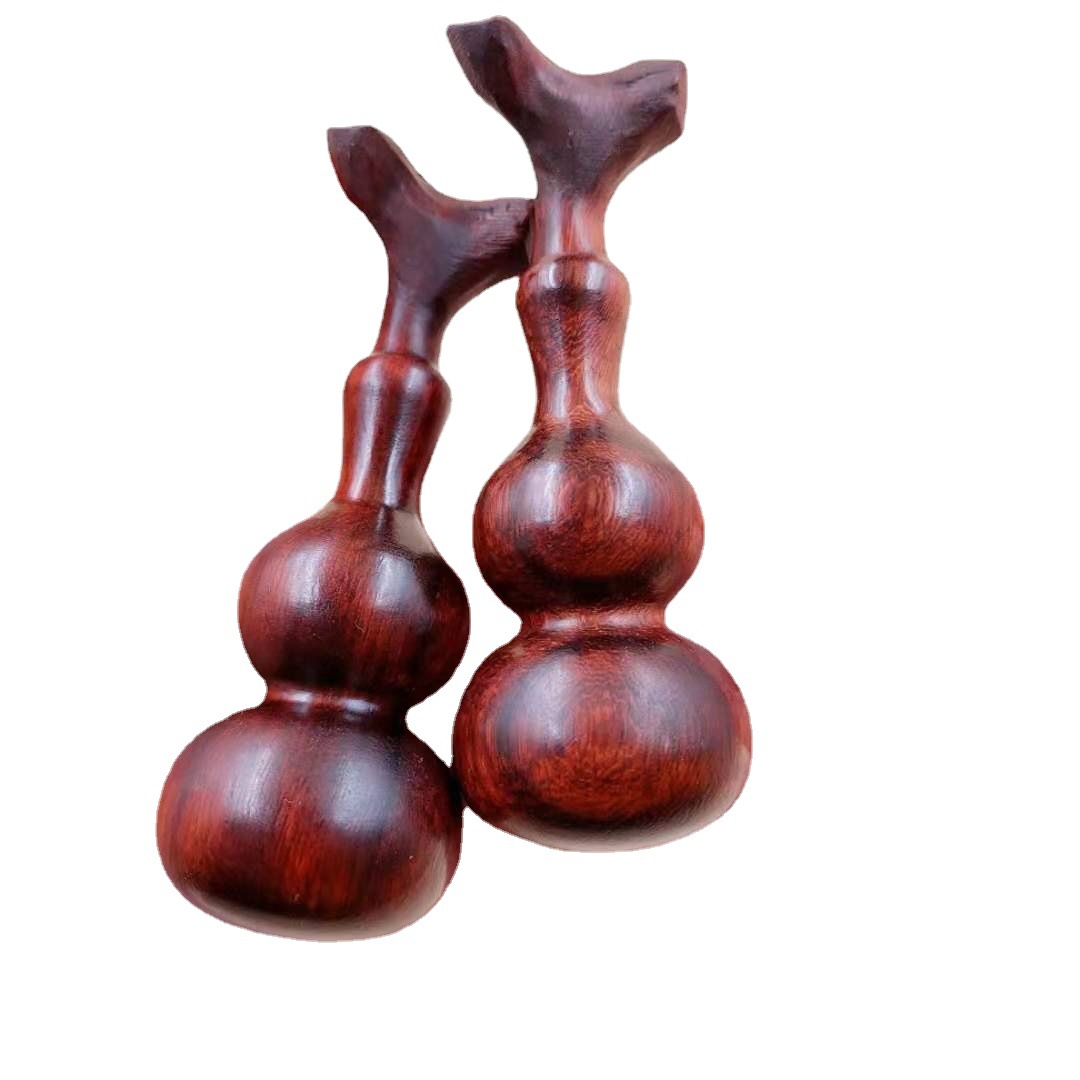 新款葫芦木雕手把件,紫檀木木雕刻手捻葫芦龙头款,摆件挂件-阿里巴巴