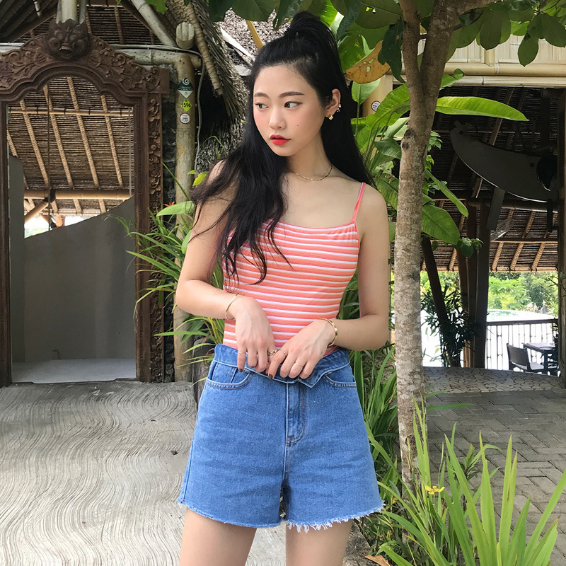 遮肚显瘦保守学生小清新小香风连体沙滩游泳衣2020韩国ins泳衣女连体