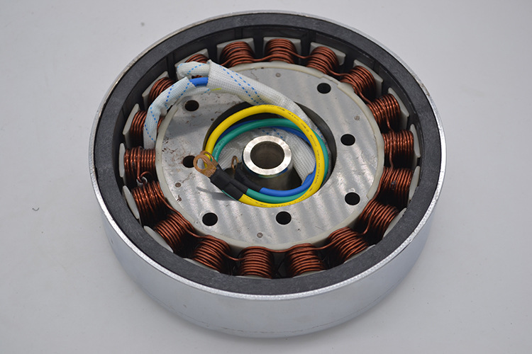电动三轮车增程器配件48v60v72v发电机18级27级转子定子纯铜线圈
