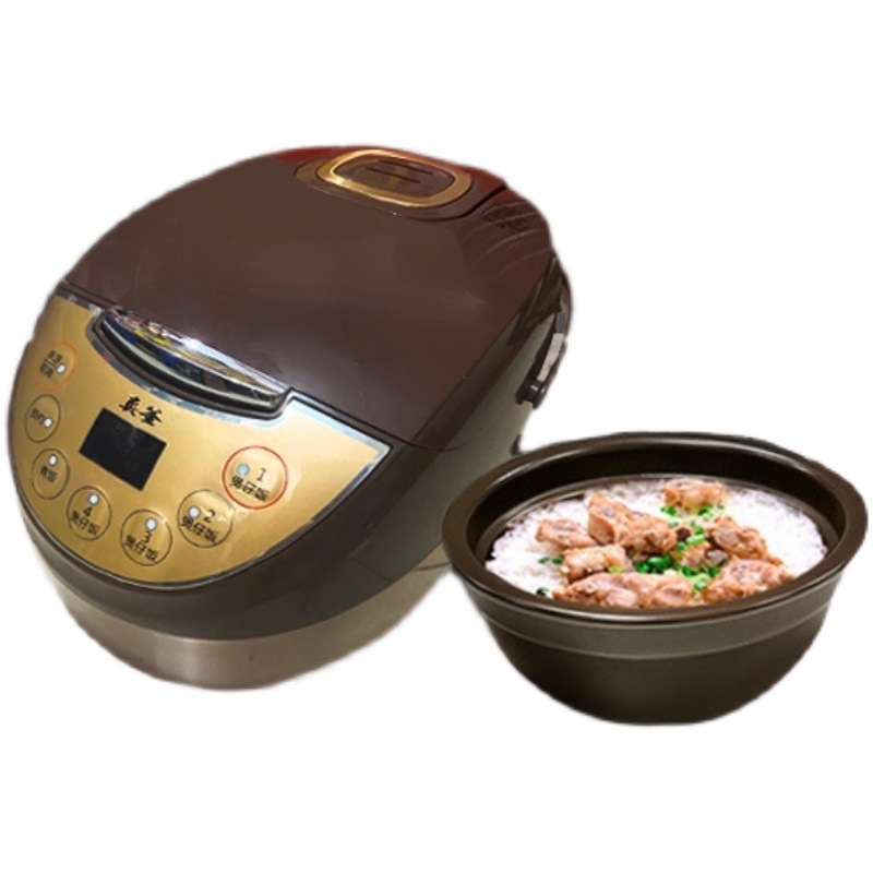 真釜紫砂电饭煲煲仔锅砂锅机内胆金斧禾香麦田拌饭商用多功能快速
