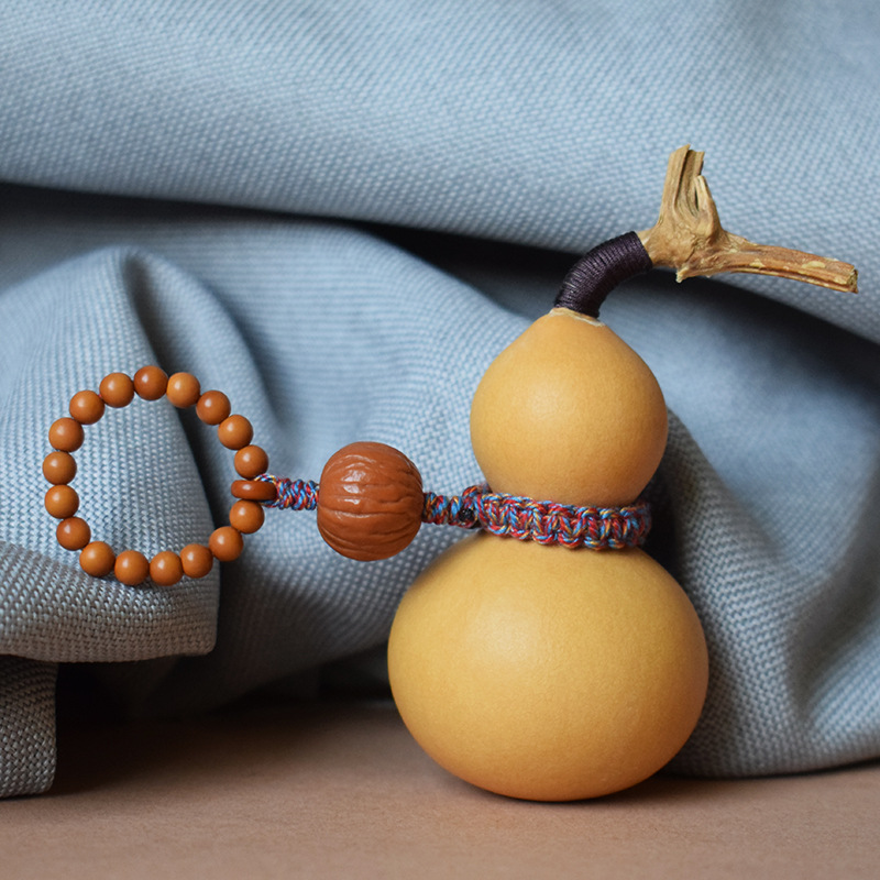 天然葫芦手把件手捻解压文玩套指橄榄核小众高档-阿里巴巴