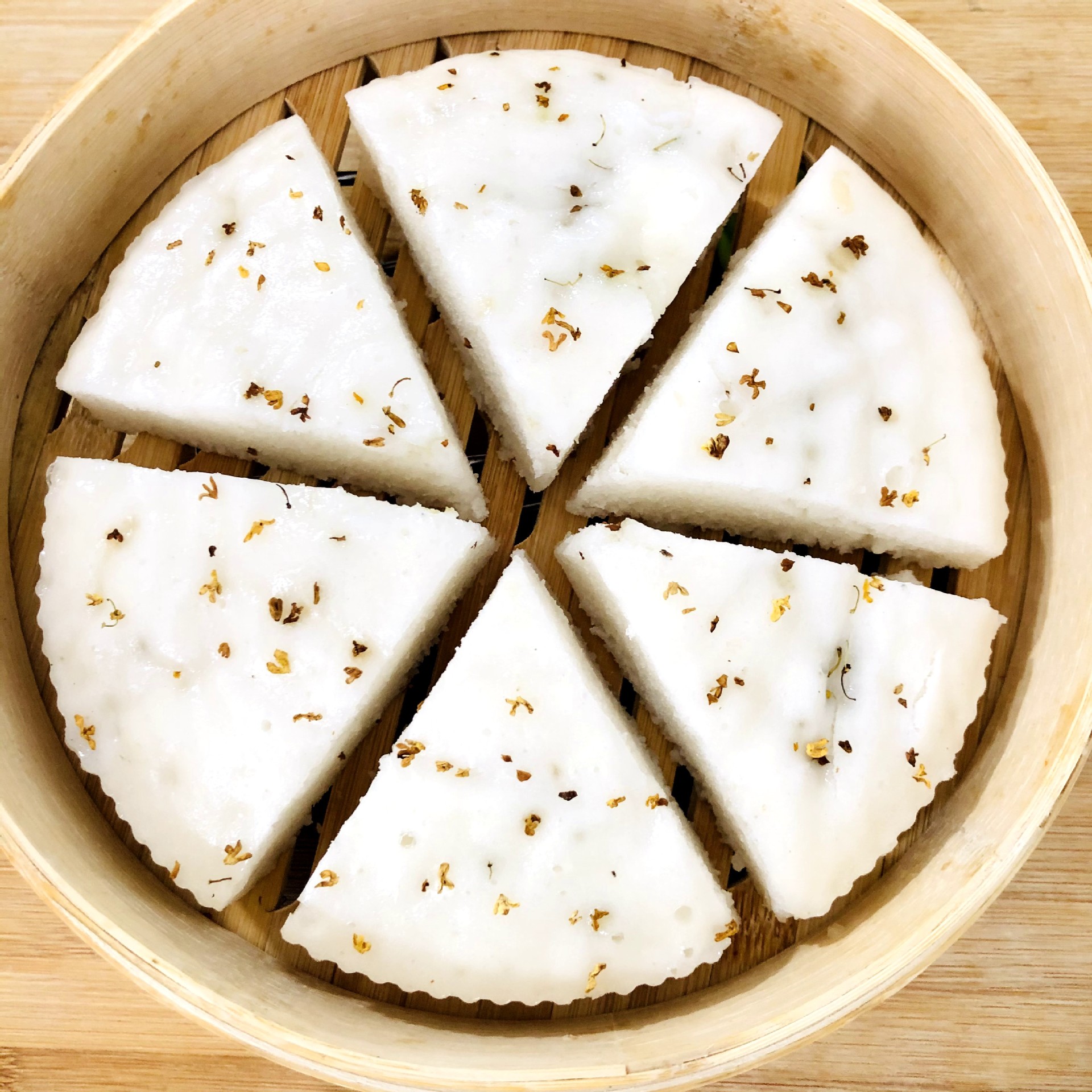 宁波特产传统发糕水塔糕酒酿桂花米糕馒头老式早点小吃下午点心