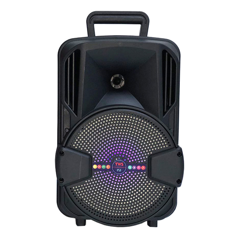 新款alp-801蓝牙音箱手提8寸广场舞街头唱歌低音炮户外便携式音响