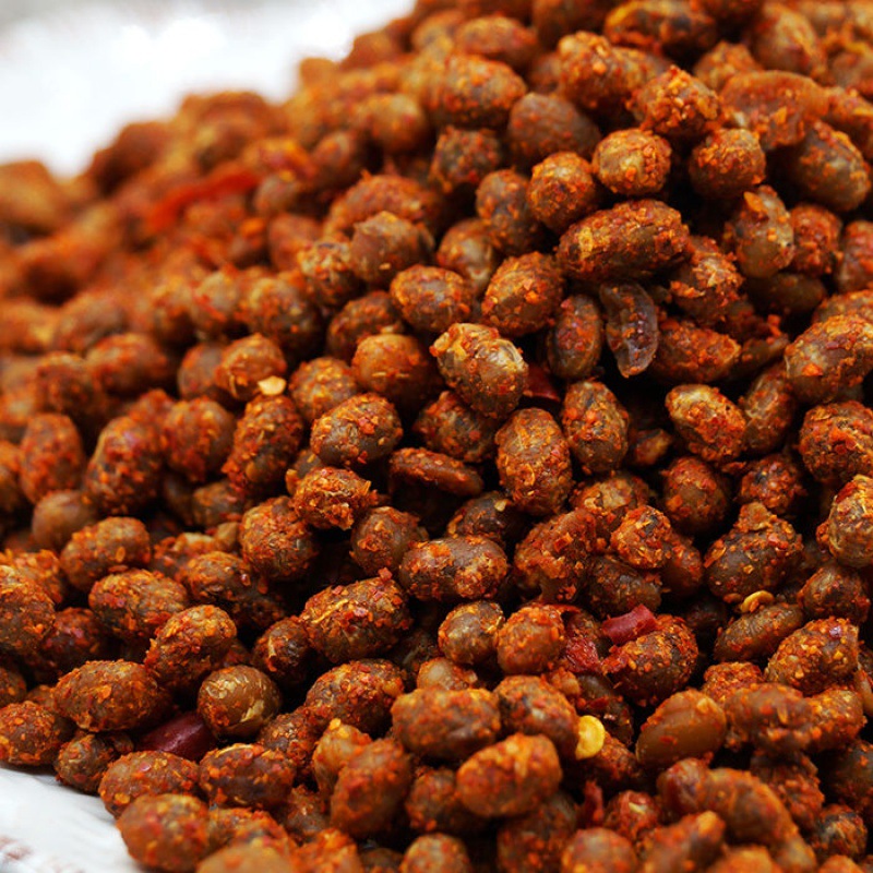 贵州遵义特产干豆豉豆食 农家自制酱豆臭豆豉 麻辣豆豉 包邮