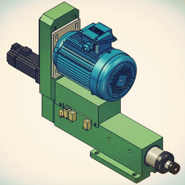 钻孔攻牙动力头