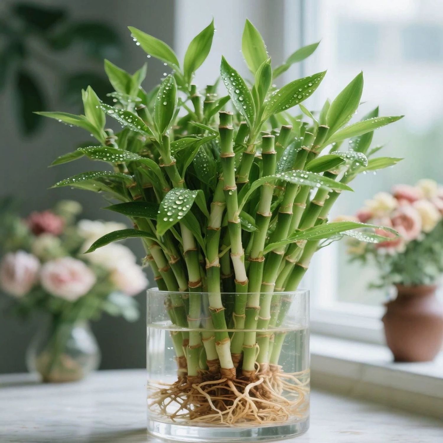 迷你富贵竹龙竹观音竹节节高小号盆栽室内水养桌面办公室带根绿植