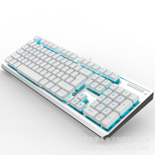 灏丰厂家有线游戏键盘K838 104键办公键盘 发光电脑键盘
