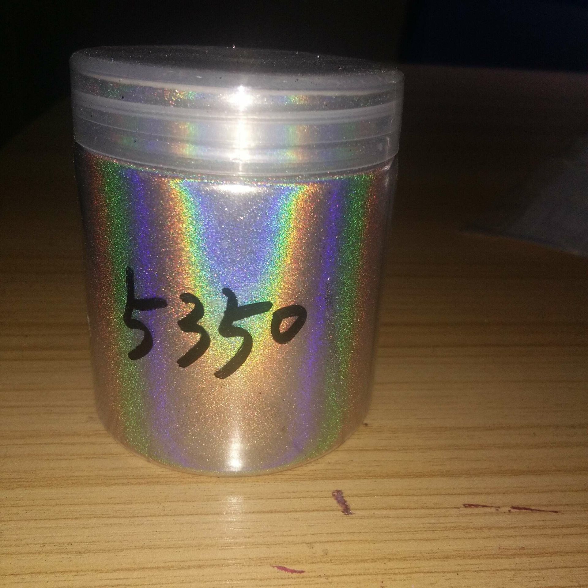 供应20um油漆喷涂工艺品七彩镭射珠光粉 彩虹粉 镭射粉颜料 1g/袋