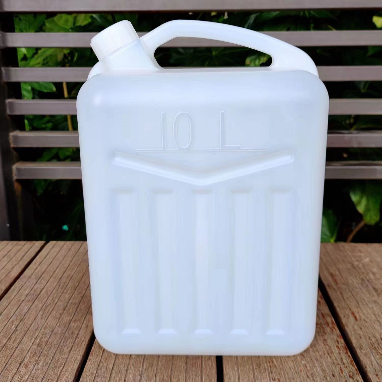 塑料桶10l特厚白色食品桶pe纯原料家用塑料油壶酒桶20斤扁方桶