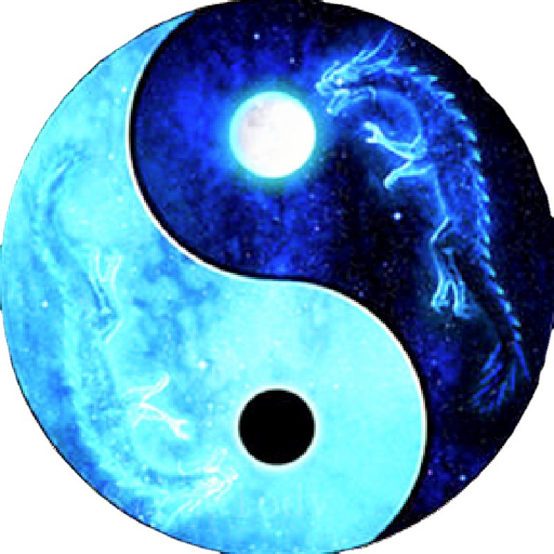 跨境新品配饰 龙月亮阴阳太极时光宝石项链 欧美吊坠项饰品厂家