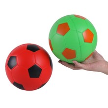 厂家批发定制 PU发泡压力球玩具 足球 儿童训练体育用品 玩具足球