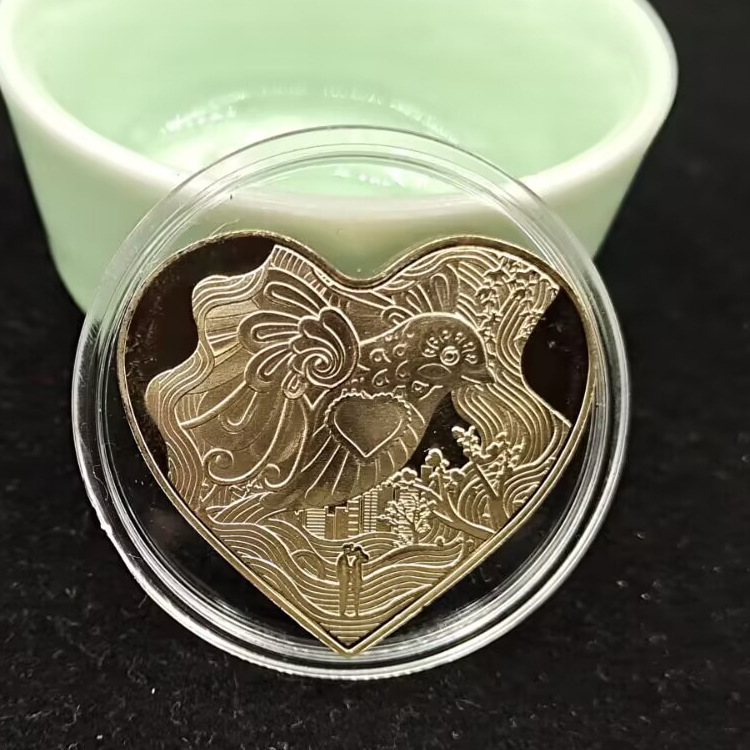 埃菲尔铁塔纪念章法国巴黎世界建筑把玩硬币外国纪念币金属工艺品