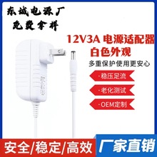 12V2A白色电源适配器 24W美容仪器 LED灯带 化妆镜 安防监控