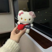 可爱小众少女kitty裙子蝴蝶结毛绒挂件礼物包包公仔挂饰钥匙扣