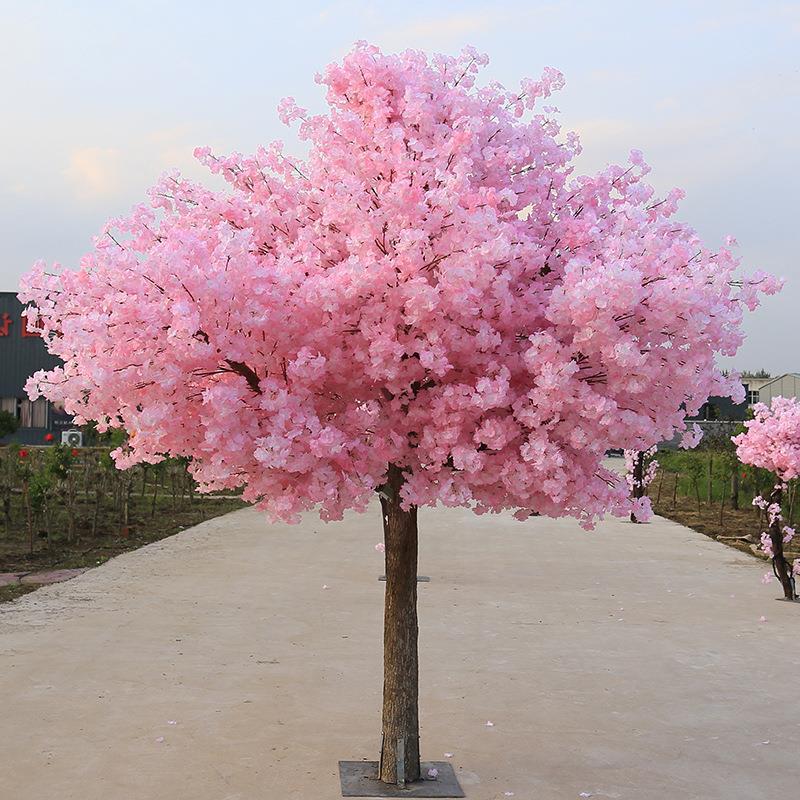 春节美陈大型仿真樱花树假桃树许愿树商场广场装饰树 仿真桃花树