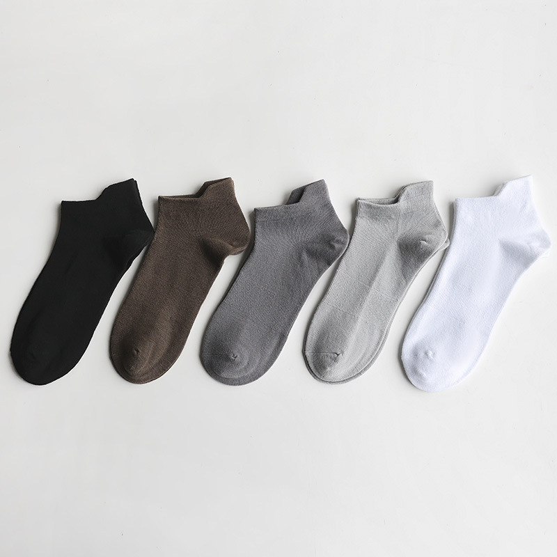 Men's Cotton Socks Spring/Summer Men's Socks Wholesale Athletic Socks Handle Short Socks Zhuji Factory Direct Sales