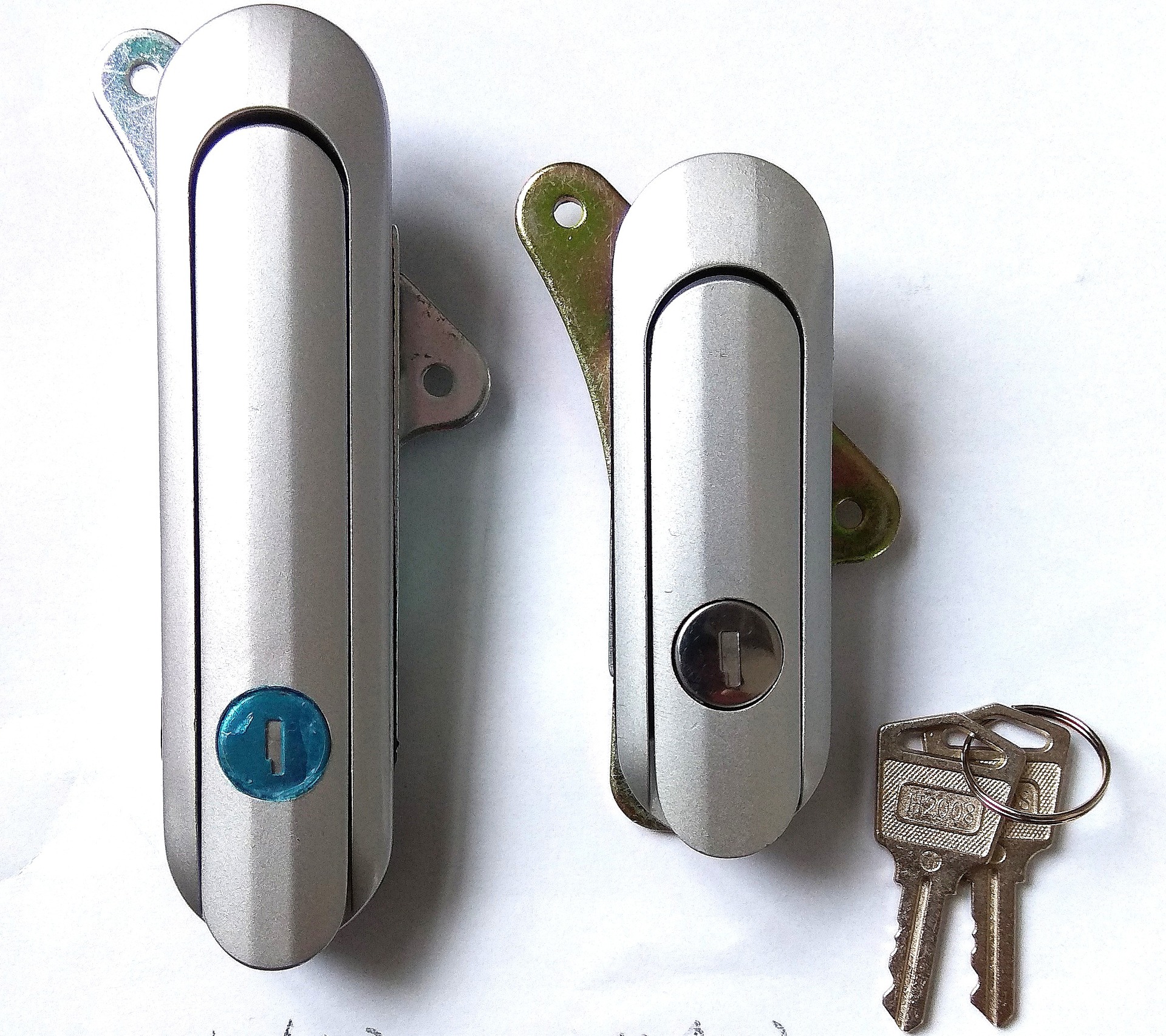 漂亮工业机箱柜门锁 控制箱平面锁msa402实惠工业机箱平面把手锁