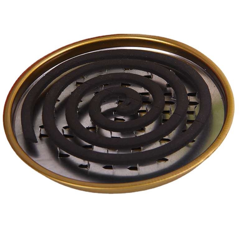 防火蚊香架带盖蚊香盘 便携式钉齿带盖蚊香托盘蚊香盒接灰盘2元店